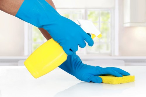 Surrey one off cleaning team at work